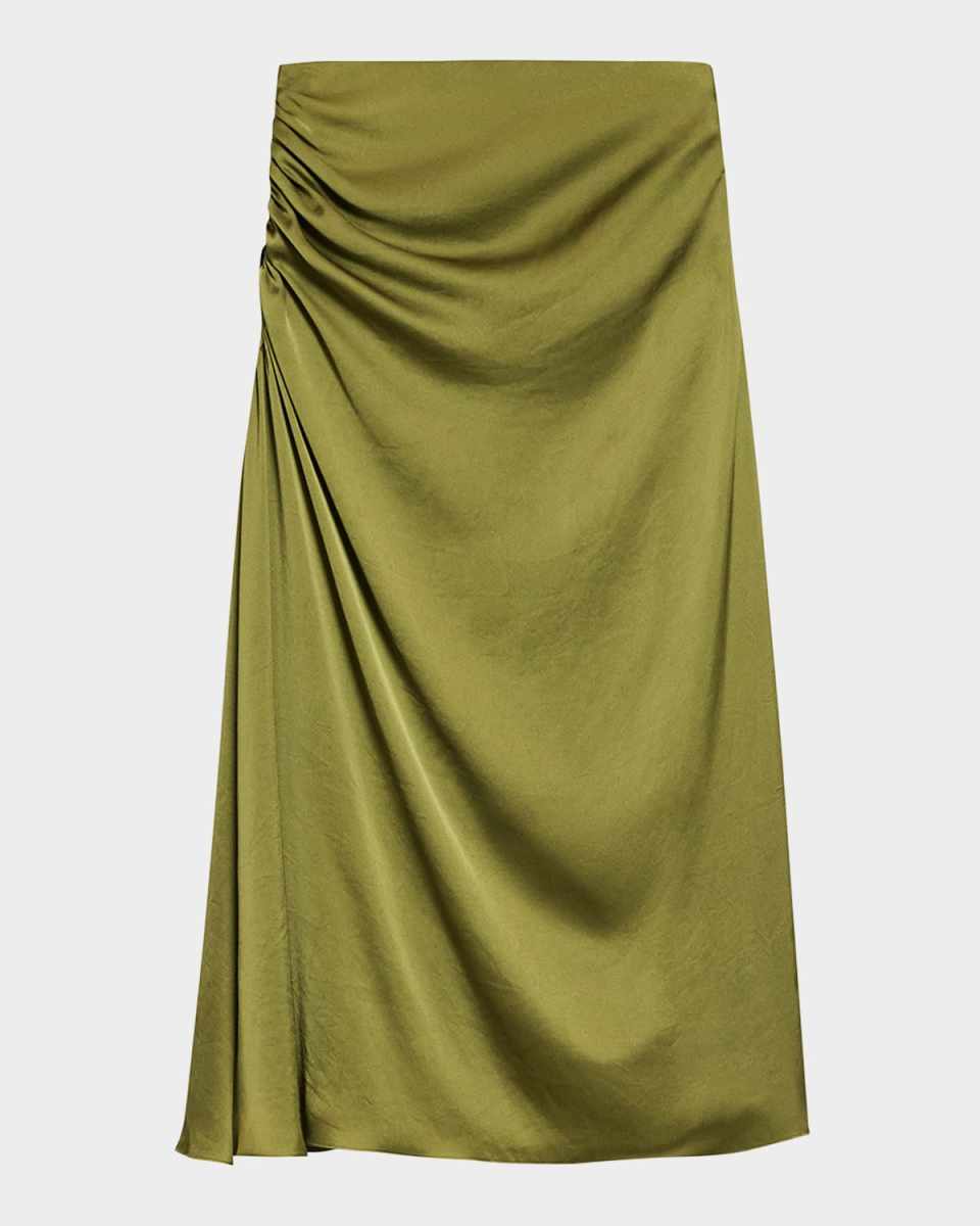 Side Ruched Skirt